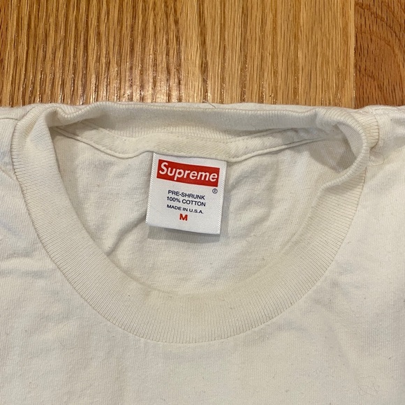 Supreme White Graphic Tee - Picture 2 of 4